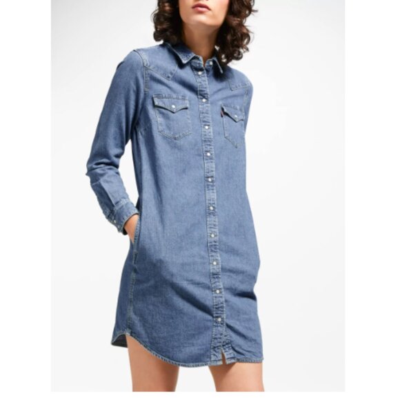 Levi's Dresses & Skirts - Levi's Ultimate Western Women's Shirtdress with Pockets (M)